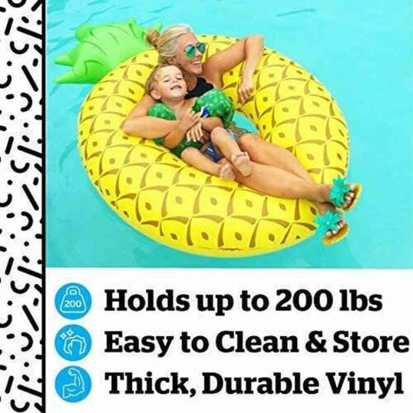 Pool Float Giant Pineapple InfIatable - Picture 4 of 9